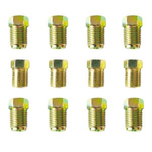 Brake Line Nut M10x1 for Inverted Flare Galvanized Male Fitting Double Flare for Bundy Hydraulic Brake Pipe Plated SAE No. 040110