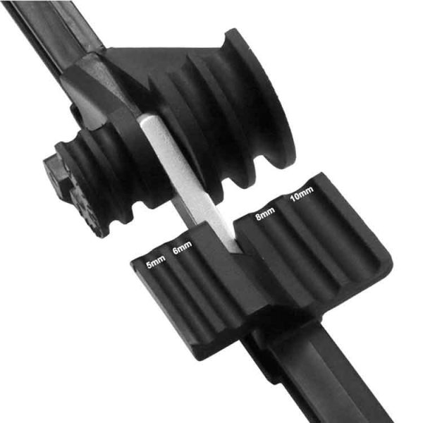 Brake Line Tube Bender Metal Pipe Bending Tool Plier for Brake Line & ACR Tubing CT369FHA OD 3/16" 1/4' 5/16" 3/8"