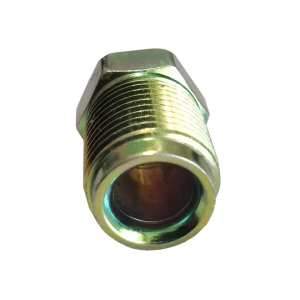 Brake Line Nut M12x1 for Inverted Flare Galvanized Male Fitting Zinc Plated Double Flare for Bundy Hydraulic Brake Pipe
