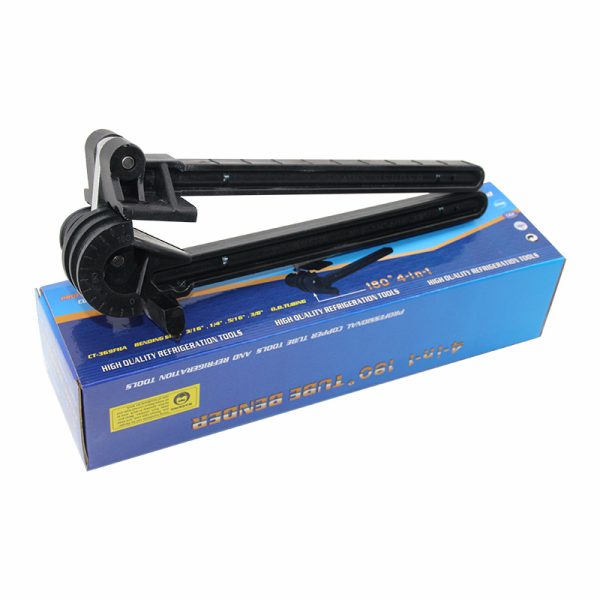 Brake Line Tube Bender Metal Pipe Bending Tool Plier for Brake Line & ACR Tubing CT369FHA OD 3/16" 1/4' 5/16" 3/8"